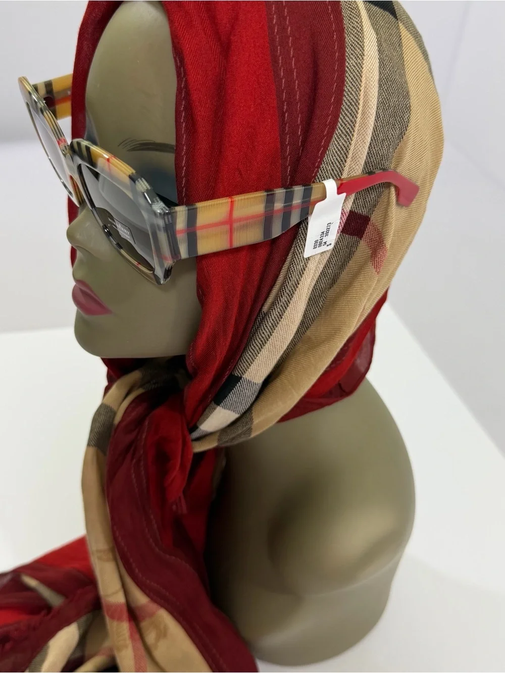 Burberry Myrtle BE4334 Vintage Check Square Sunglasses | NWT